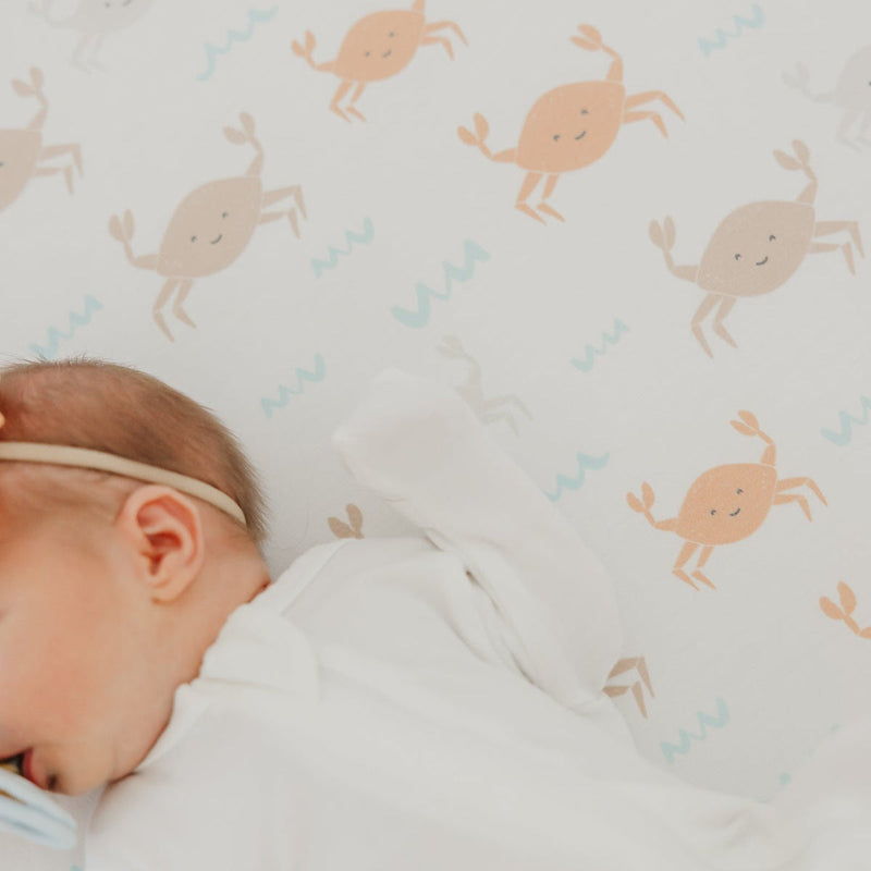 Copper Pearl Premium Knit Fitted Crib Sheet | Tide