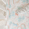 Copper Pearl Premium Knit Fitted Crib Sheet | Whimsy