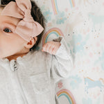 Copper Pearl Premium Knit Fitted Crib Sheet | Whimsy