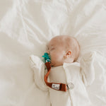 Copper Pearl Binky Clip Set | Dune