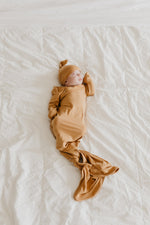 Copper Pearl Knotted Gown | Dune