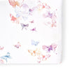 Oilo Butterfly Floral Crib Sheet