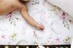 Oilo Fawn Jersey Crib Sheet