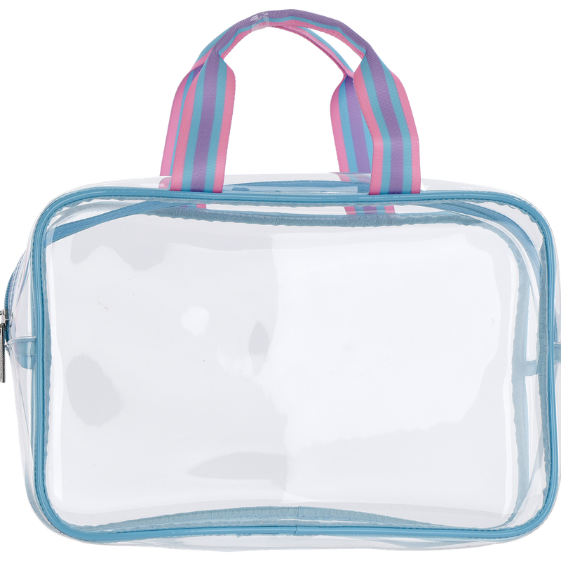 Clear Convertible Bag W/Bow - GLITTER FASHION