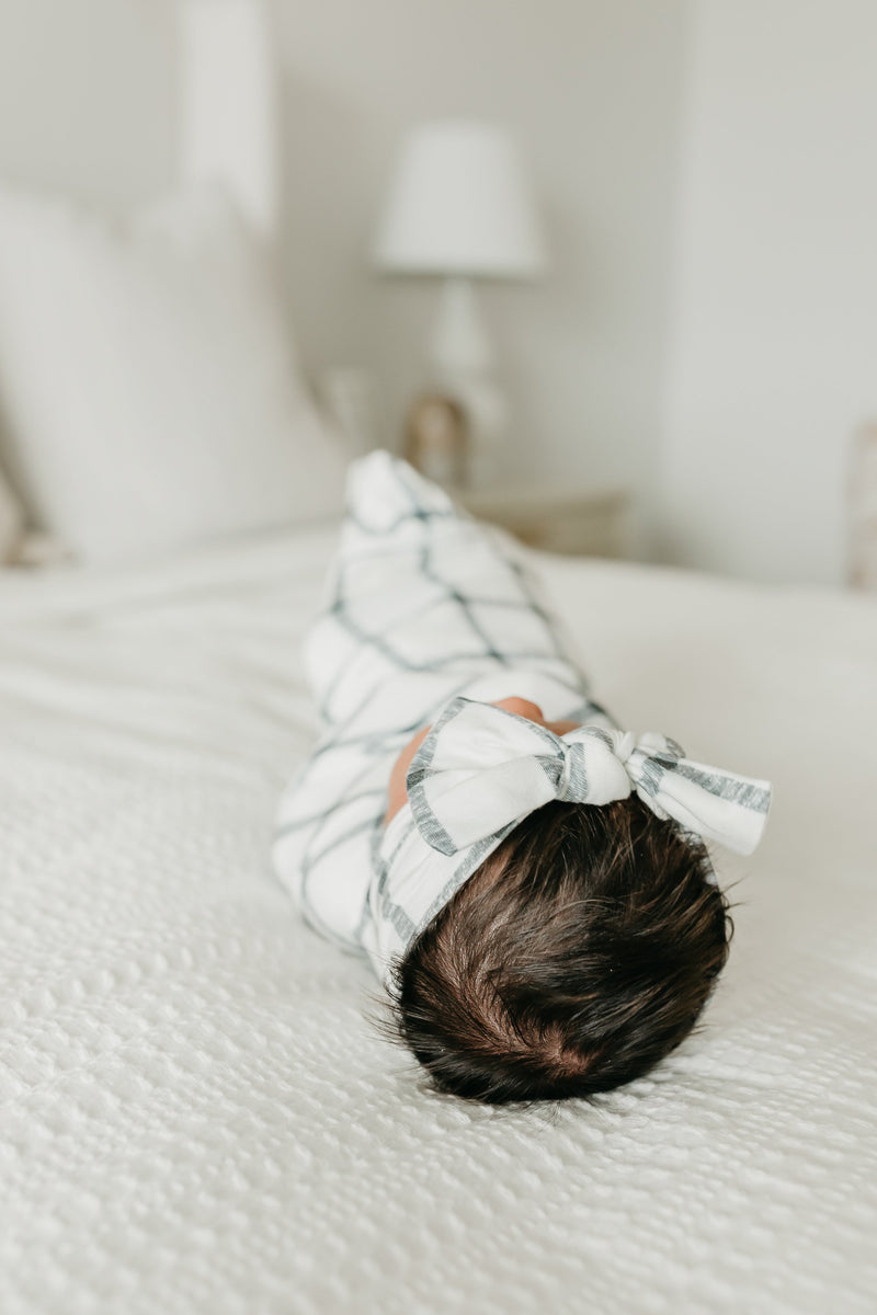 Copper Pearl Knit Headband Bow | Ledger