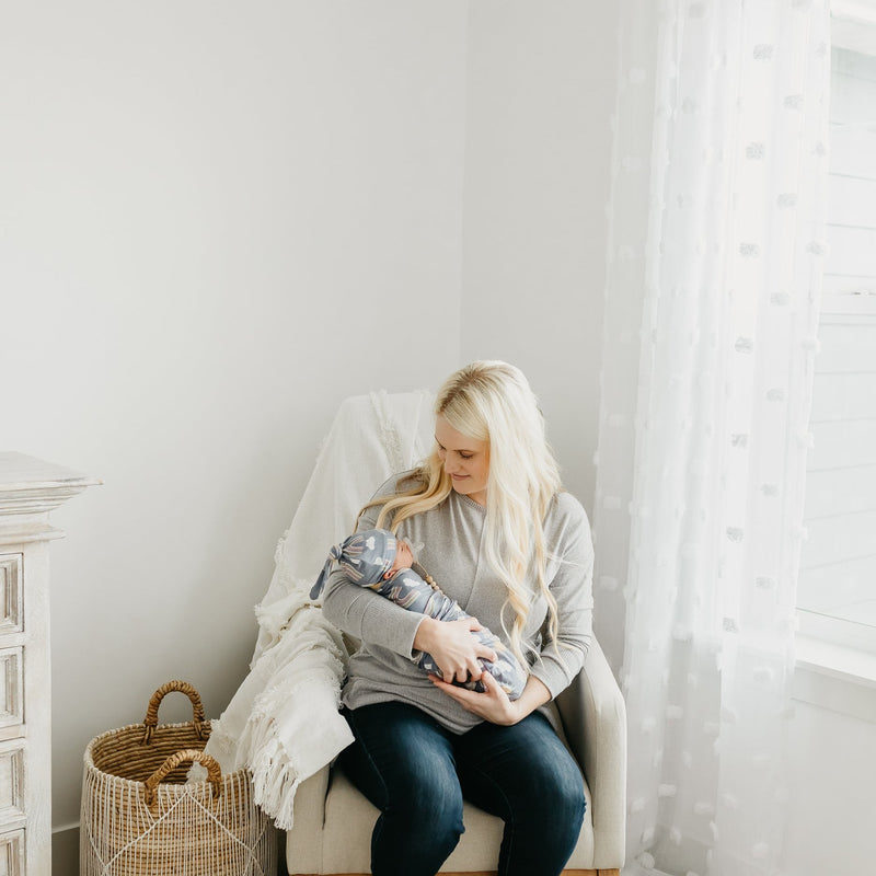 Copper Pearl Knit Swaddle Blanket | Hope