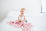 Copper Pearl Knit Swaddle Blanket | Lucy