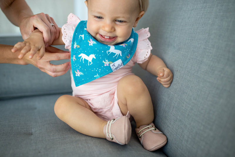 Copper Pearl Baby Bandana Bibs | Whimsy