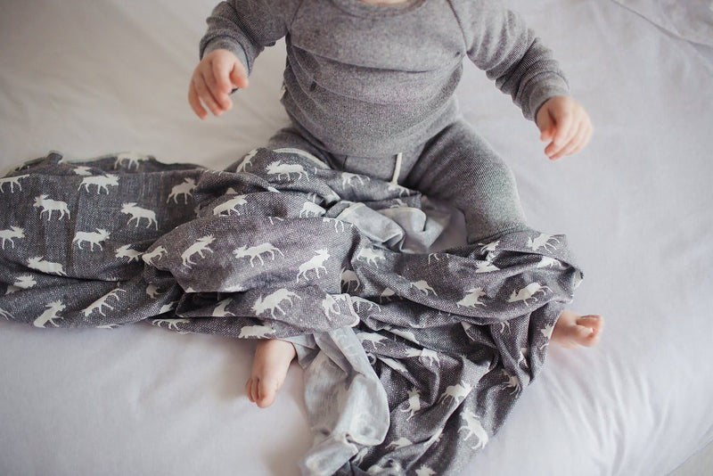 Copper Pearl Knit Swaddle Blanket | Scout