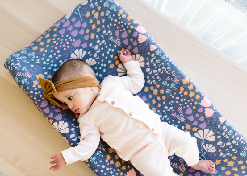 Copper Pearl Premium Knit Diaper Changing Pad Cover | Meadow