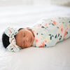 Copper Pearl Knit Swaddle Blanket | Leilani