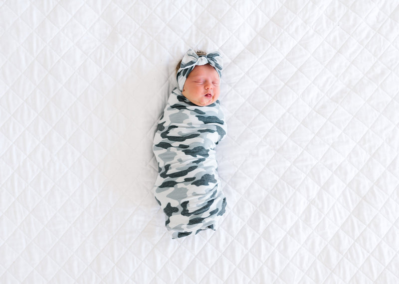 Copper Pearl Knit Swaddle Blanket | Gunnar
