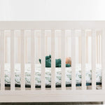 Copper Pearl Premium Crib Sheet | Fern