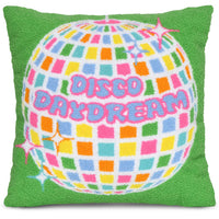 Iscream Disco Daydream Chenille Plush Pillow