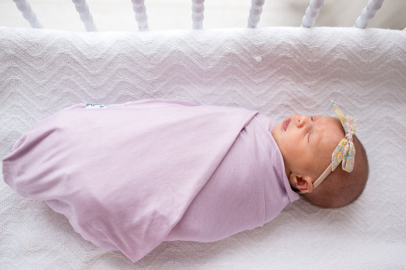 Copper Pearl Knit Swaddle Blanket | Lily