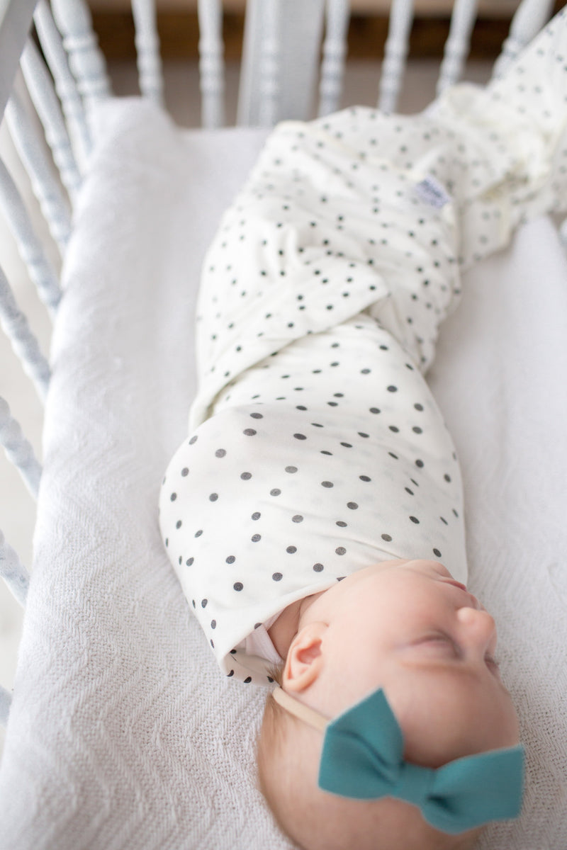 Copper Pearl Knit Swaddle Blanket | Willow
