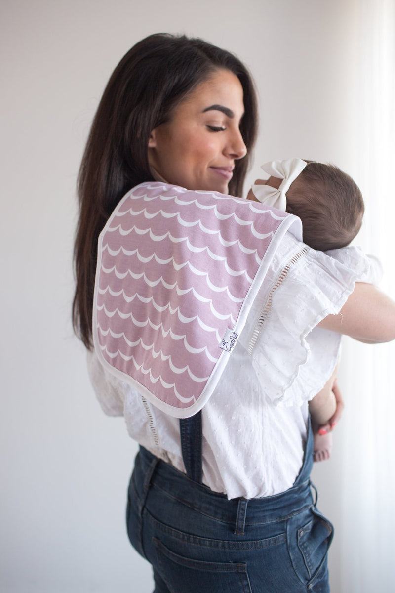 Copper Pearl Premium Burp Cloths | Rosie