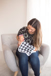Copper Pearl Premium Burp Cloths | Rosie