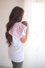 Copper Pearl Premium Burp Cloths | Rosie
