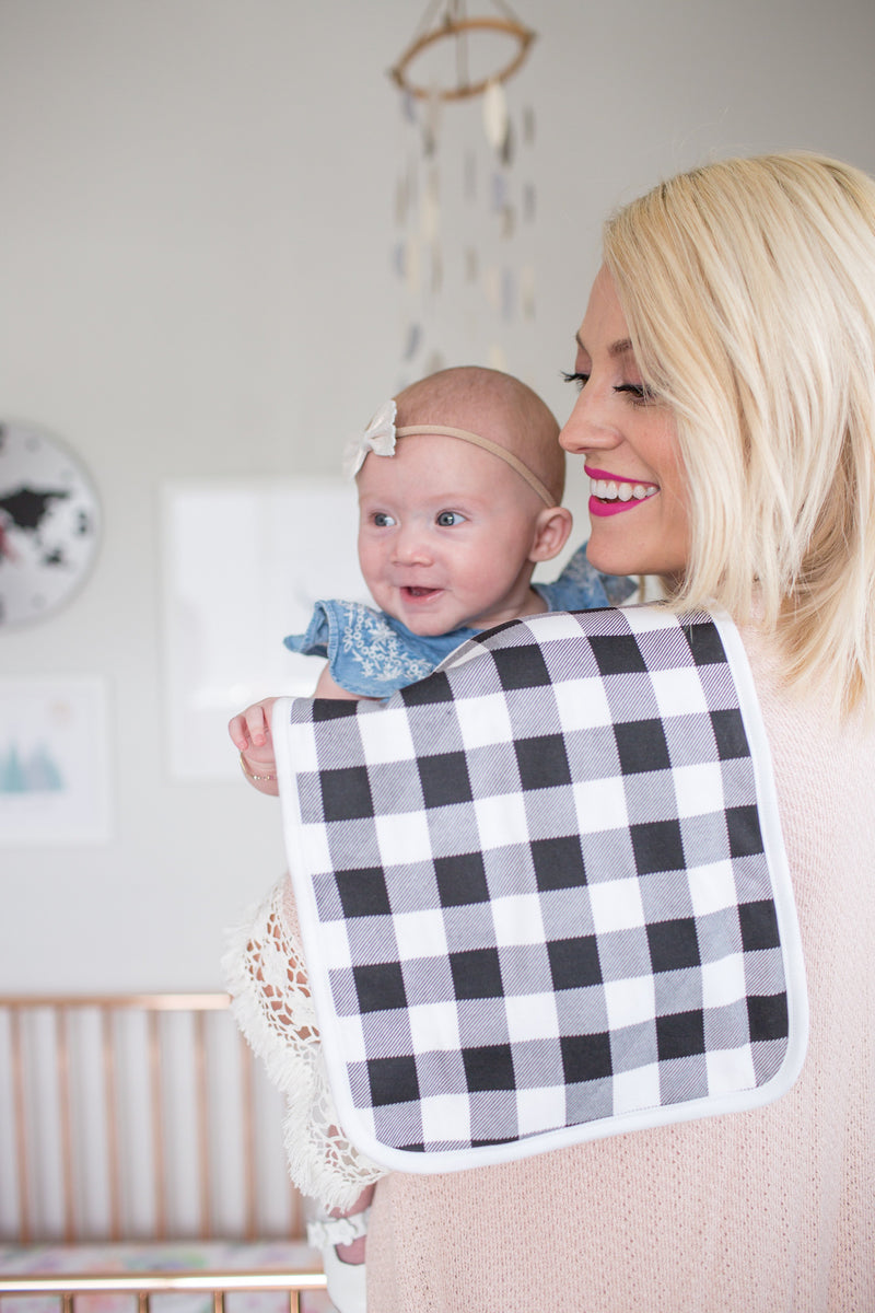 Copper Pearl Premium Burp Cloths | Rosie