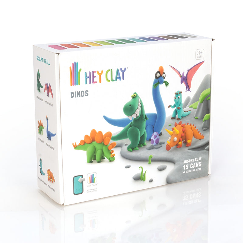 Hey Clay Monsters - 15 Can Modeling Air-Dry Clay - Fat Brain Toys