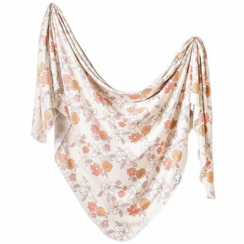 Copper Pearl Knit Swaddle Blanket | Ferra