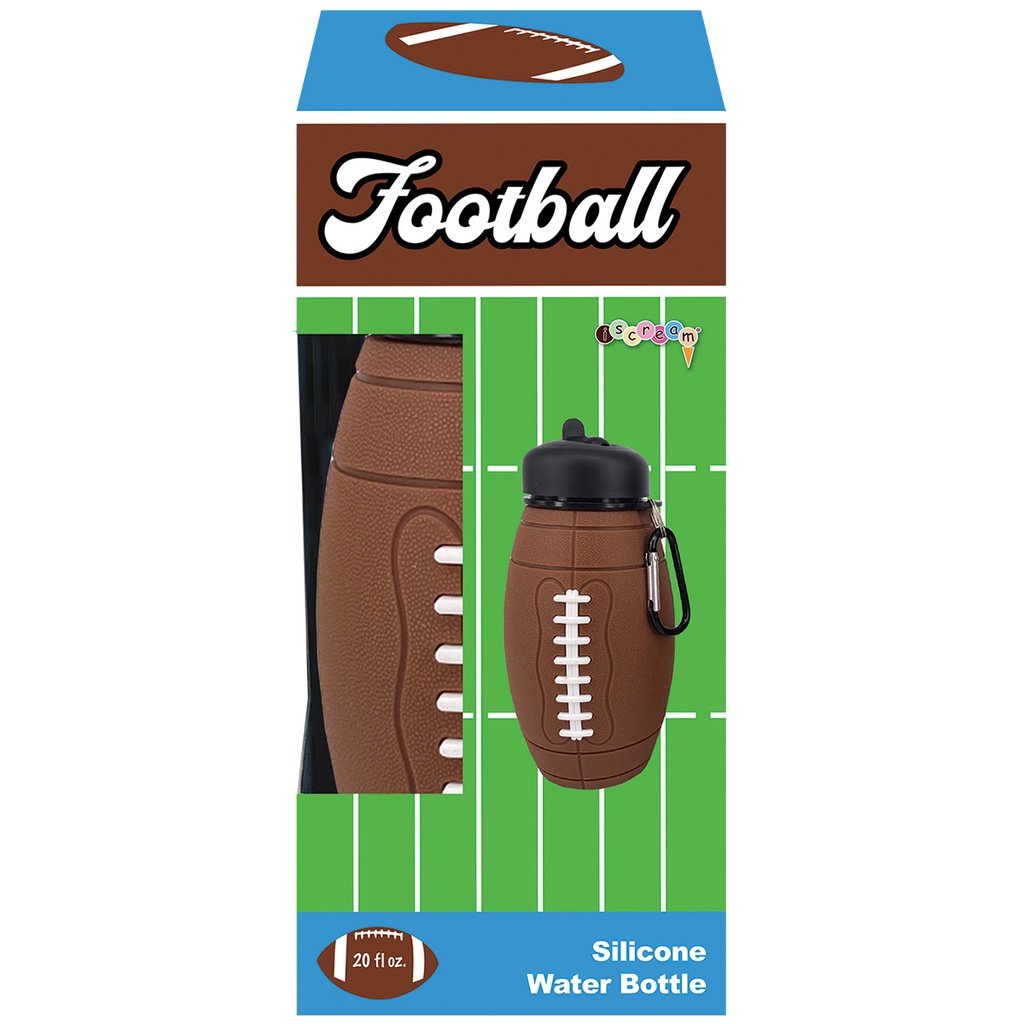 Collapsible Water Bottle HydroPouch!(TM) 22 oz. Football