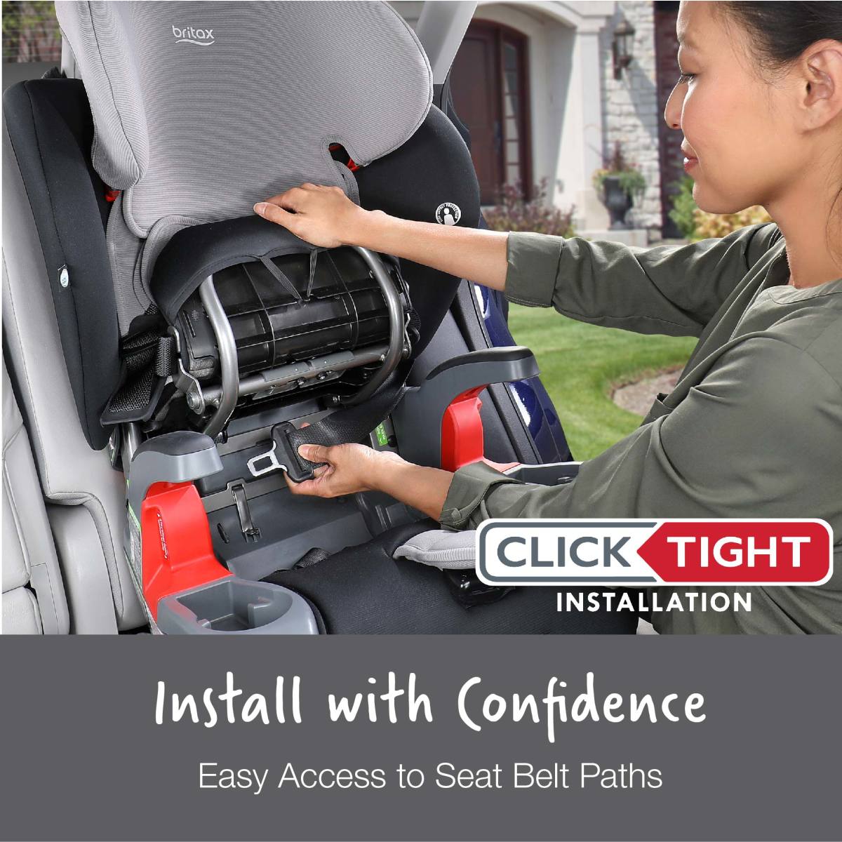 Britax Grow With You Clicktight Harness to Booster Seat Storkland Kids Too