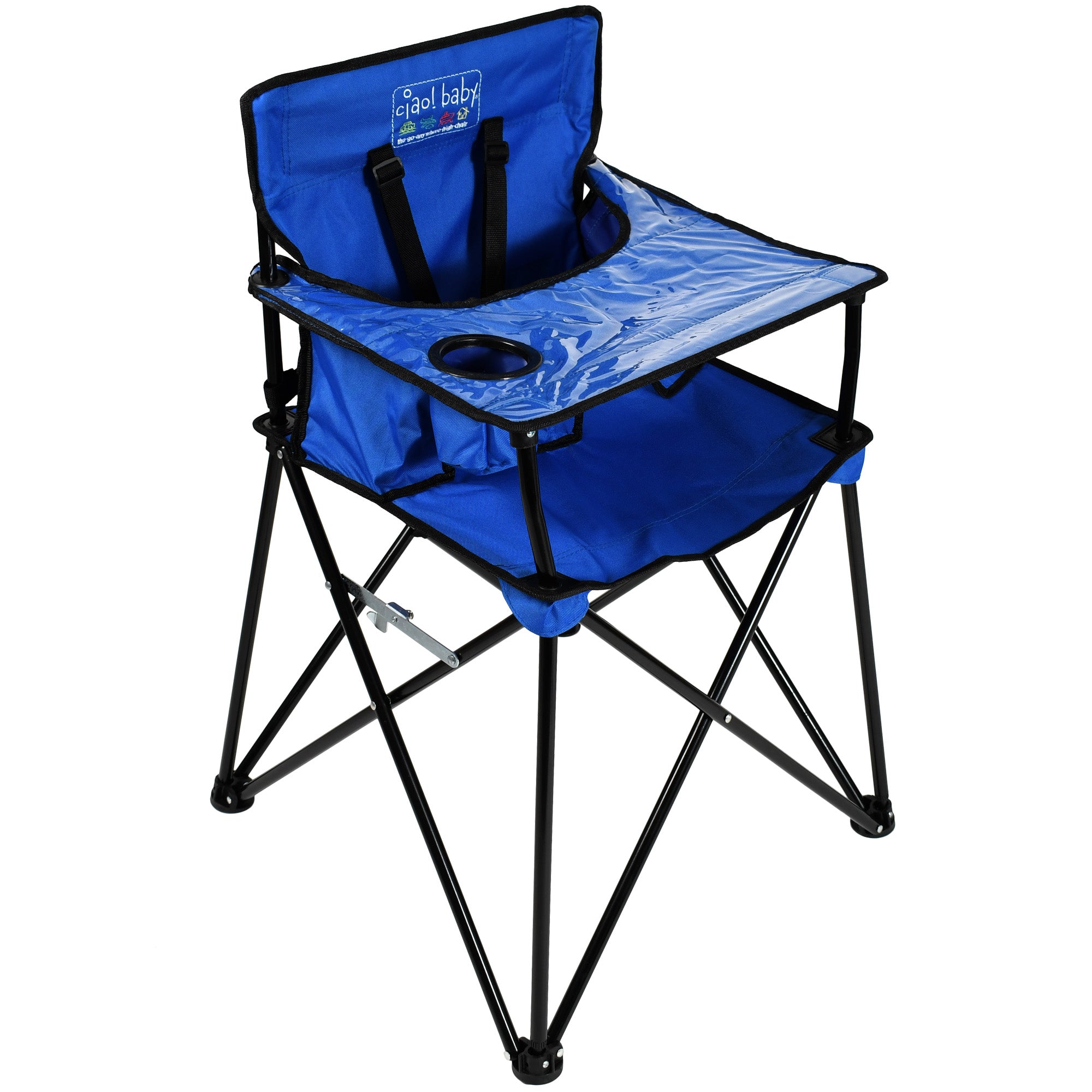 baby trend portable high chair Ciao! Baby Go Anywhere High Chair, Royal Blue
