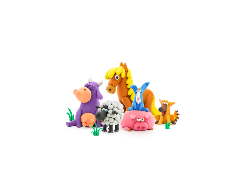 Fat Brain Toys Hey Clay Animals Set