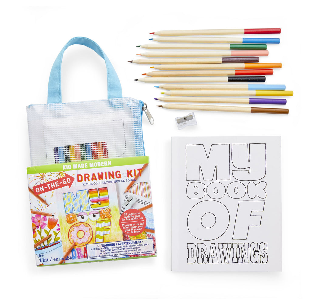 Kid Made Modern On The Go Drawing Kit