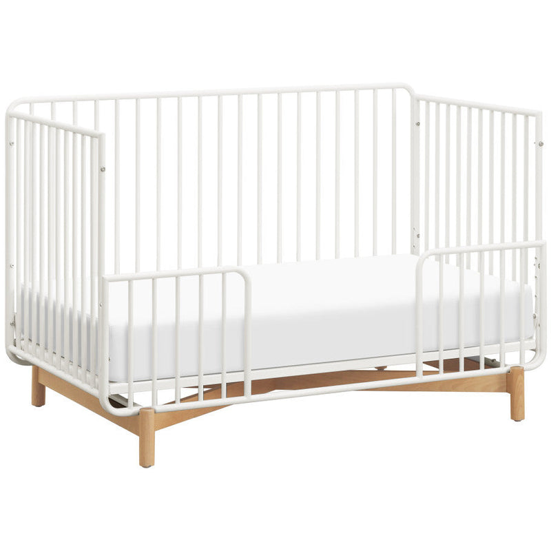 Babyletto Bixby 3-in-1 Convertible Metal Crib with Toddler Bed Conversion Kit