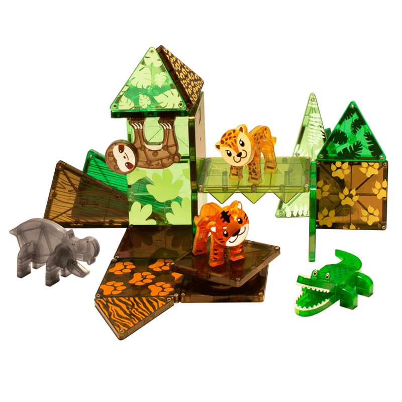 Magna-Tiles Jungle Animals 25-Piece Set