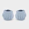 Freshly Picked Newborn Moccasin - Powder Blue
