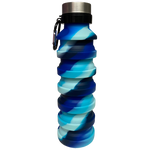 Iscream Ocean Waves Collapsible Water Bottle