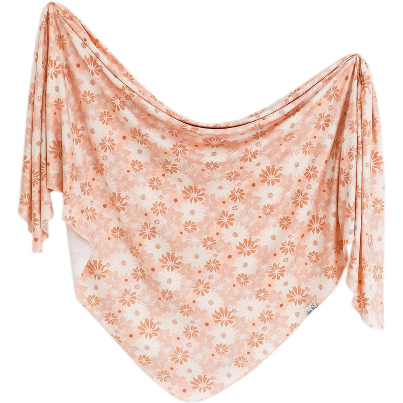 Copper Pearl Knit Swaddle Blanket | Penny