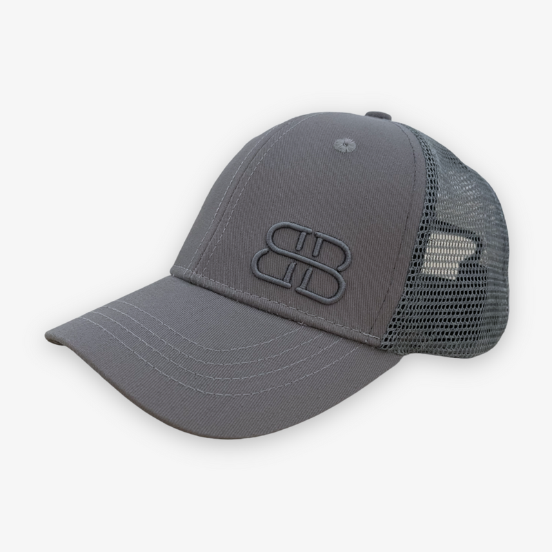 Velvet Fawn Trucker Hat Snapback || The Brand (Steel)