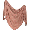 Copper Pearl Knit Swaddle Blanket | Rocky