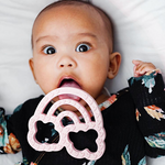 Itzy Ritzy Chew Crew Silicone Teether Rainbow