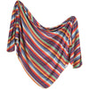 Copper Pearl Knit Swaddle Blanket | Serape