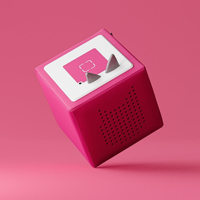 Tonies Toniebox Starter Set Audio Speaker for Kids – Pink