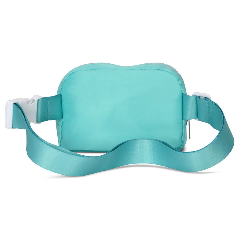 Iscream Turquoise Nylon Belt Bag