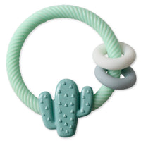 Itzy Ritzy Ritzy Rattle™ Silicone Teether Rattles: Cactus