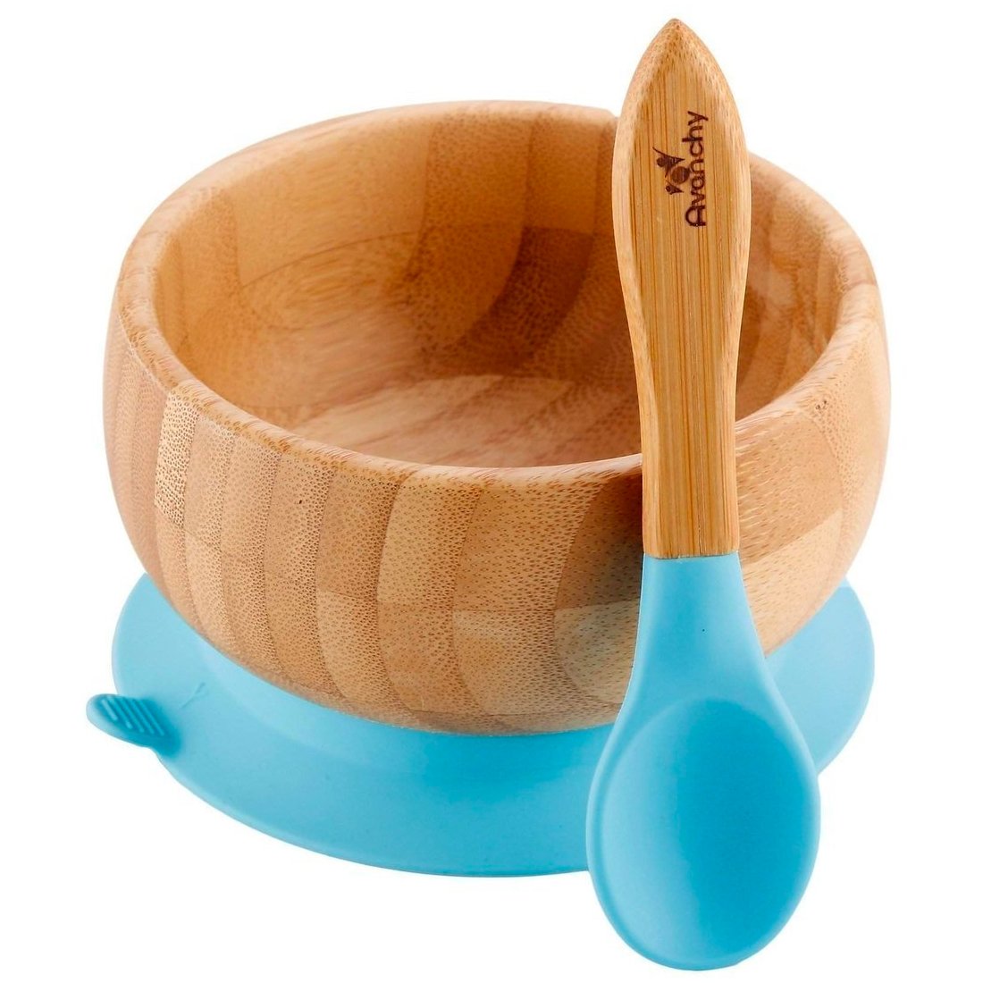 Bamboo Baby Bowl with Suction & Spoon