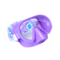 Splash Swim MASK- Pastel Swirl Swim Mask