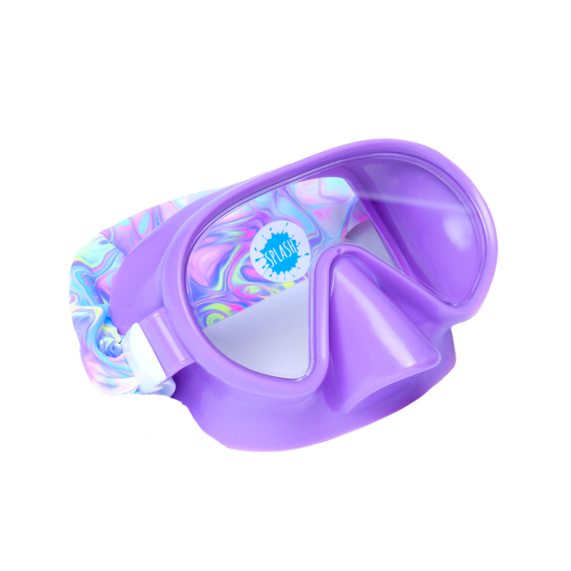 Splash Swim MASK- Pastel Swirl Swim Mask