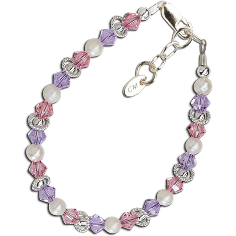 Cherished Moments Natalee Sterling Silver Multi-Color Baby & Kids Bracelet