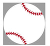 Sugar + Maple Round Personalized Wood Name Sign | Baseball