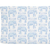 Sugar + Maple Personalized Changing Pad Cover | Elephant
