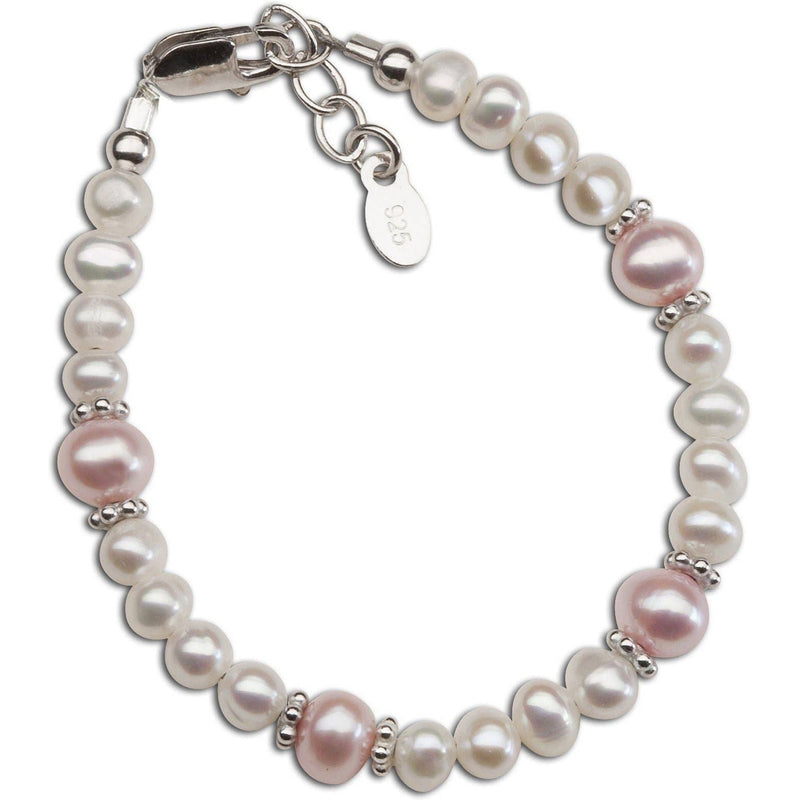 Cherished Moments Addie Sterling Silver Pearl Baby or Child's Bracelet